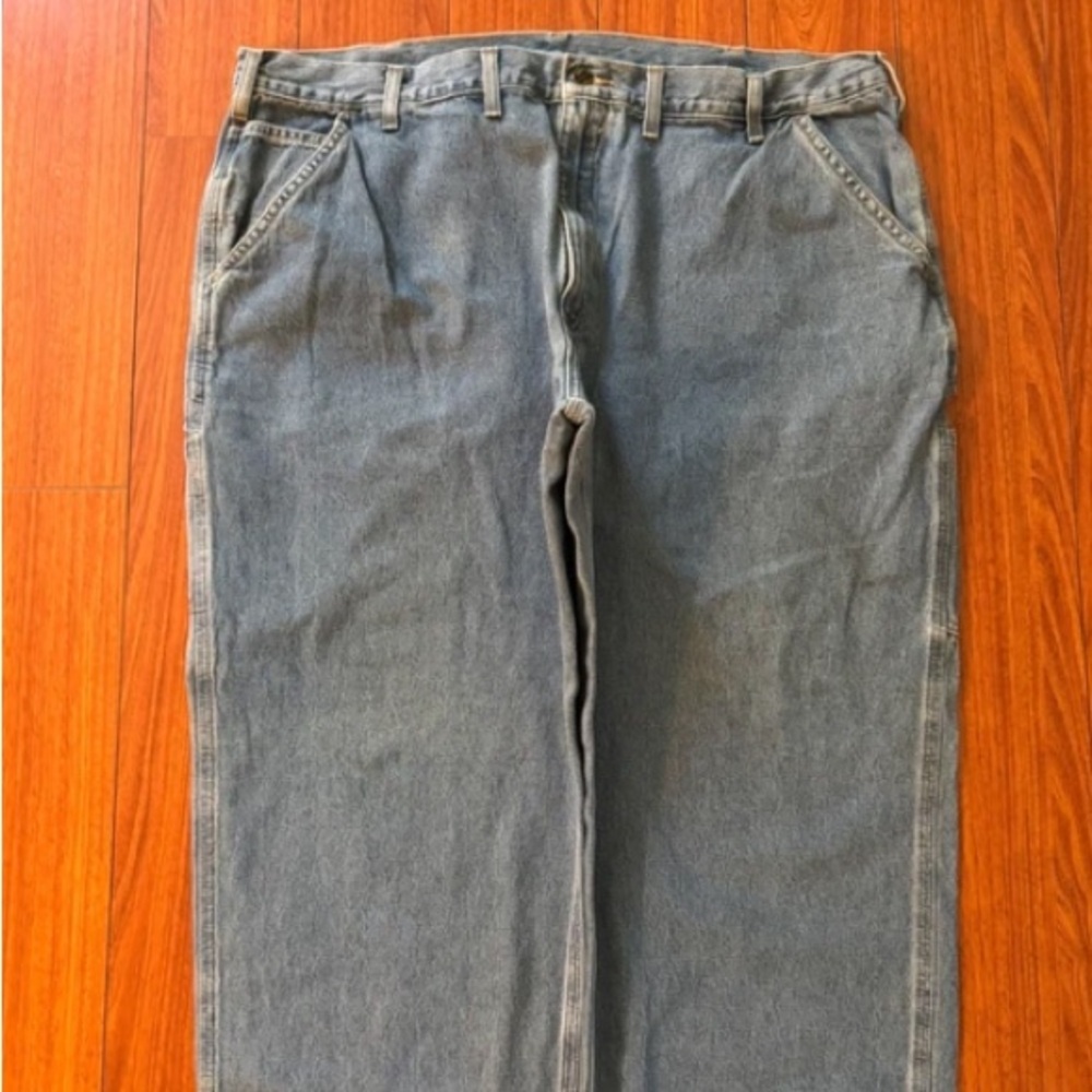 Classic Men's Light Blue Denim Jeans